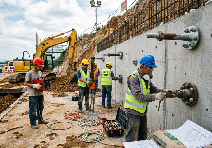 锚杆挡墙施工
